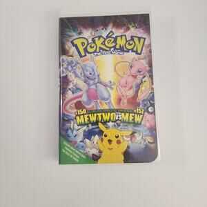 Warner‎ Brothers Pokémon The First Movie MEWTWO vs MEW VHS